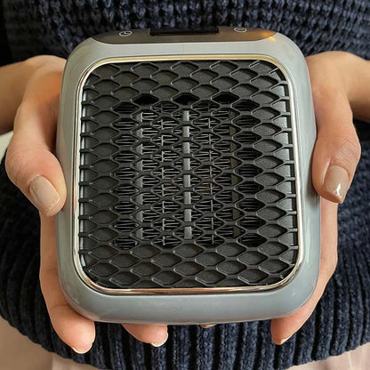 Portable 800W Space Heater with Timer and Tip-Over Protection