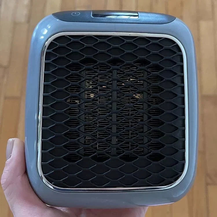 Portable 800W Space Heater with Timer and Tip-Over Protection