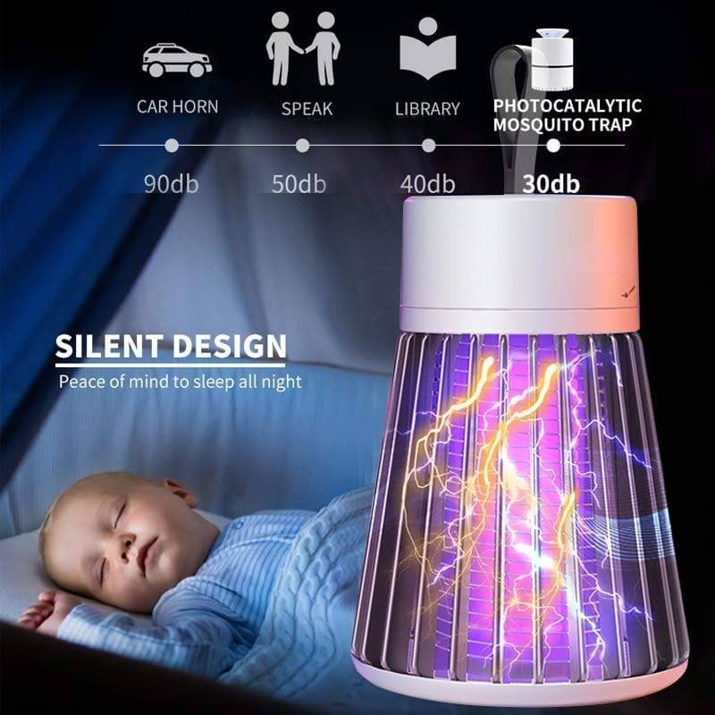 Portable Electric Mosquito Killer Lamp with UV Light and USB or Rechargeable Power
