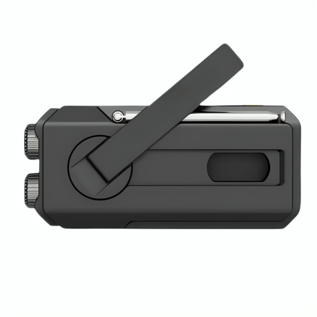 Portable Emergency Hand Crank Radio with Solar Charging LED Flashlight