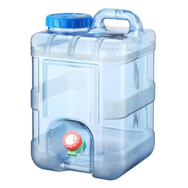 Portable Outdoor Water Storage Barrel with Spigot and Multiple Capacity Options