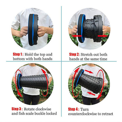 Portable Retractable Camping Chair with Adjustable Height, Collapsible Design and 130 kg Capacity