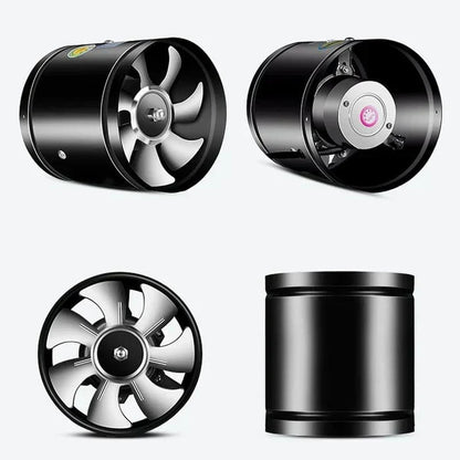 Powerful Ventilation Extraction Fan with Quiet Operation and Metal Housing