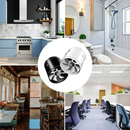 Powerful Ventilation Extraction Fan with Quiet Operation and Metal Housing