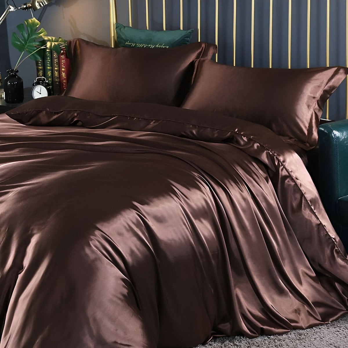 Premium Mulberry Silk Bedding Set with Soft Breathable Comfort