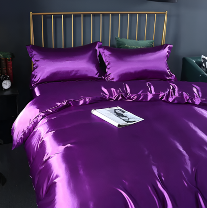 Premium Mulberry Silk Bedding Set with Soft Breathable Comfort