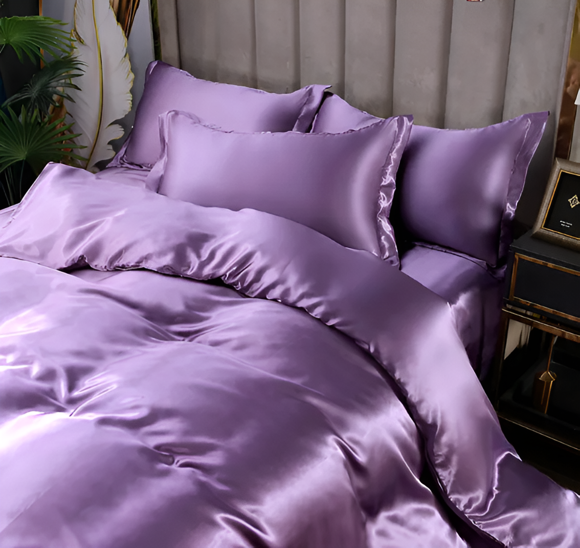 Premium Mulberry Silk Bedding Set with Soft Breathable Comfort