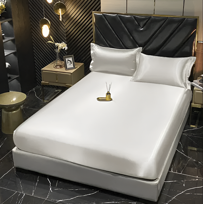 Premium Mulberry Silk Bedding Set with Soft Breathable Comfort