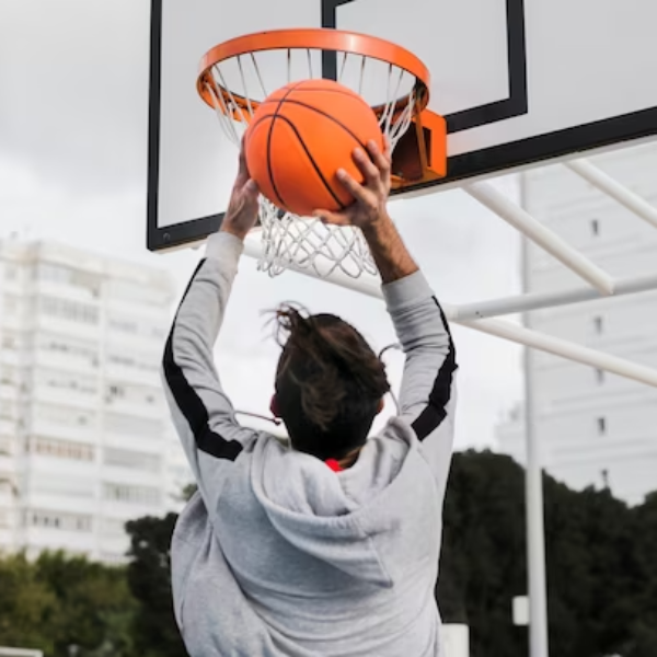 Quiet Indoor Basketball with Soft Bounce and Noise Reducing Design