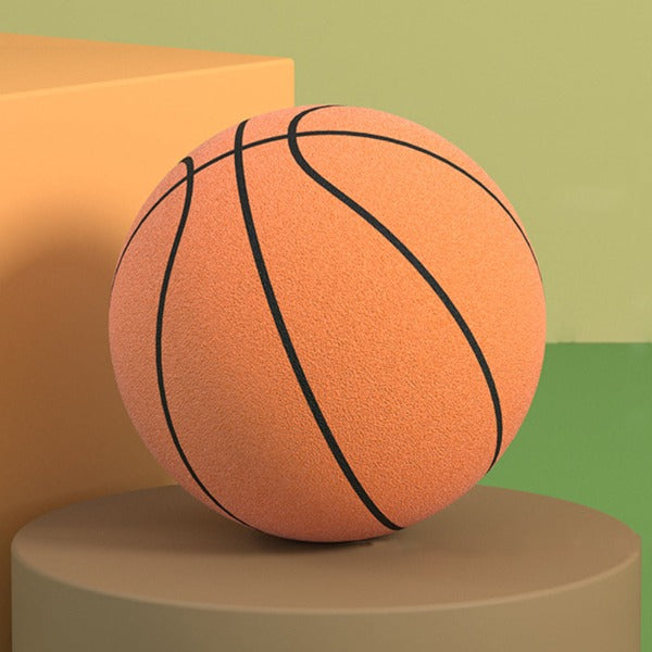 Quiet Indoor Basketball with Soft Bounce and Noise Reducing Design