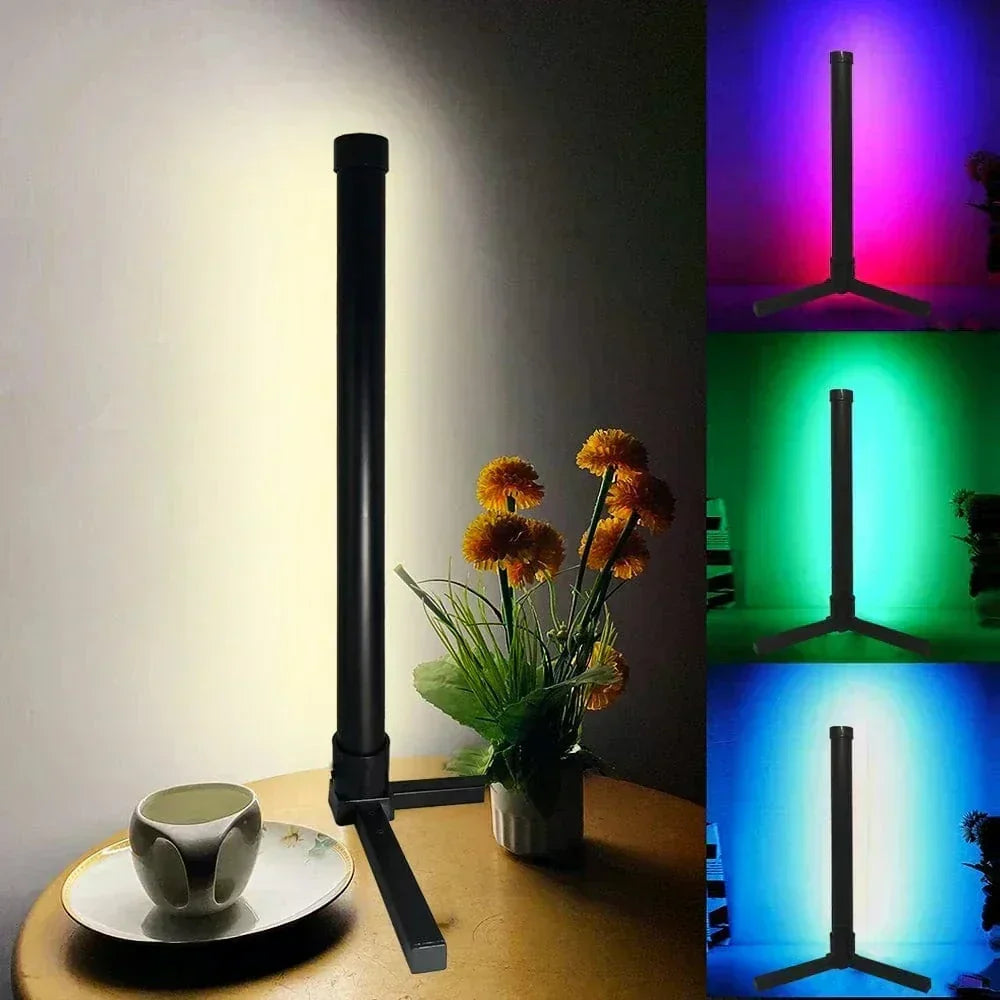 RGB Corner Lamp with Remote Control, Adjustable Brightness and Colour Effects