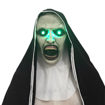 Realistic Old Man Latex Mask with Movable Mouth for Halloween Cosplay