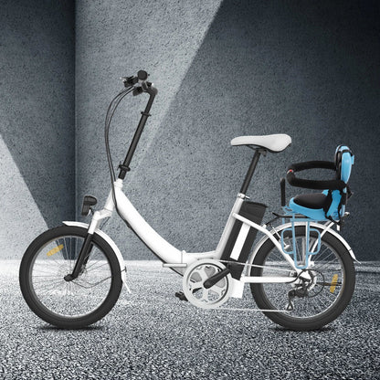 Rear Mounted Child Bike Seat with Backrest and Footrests