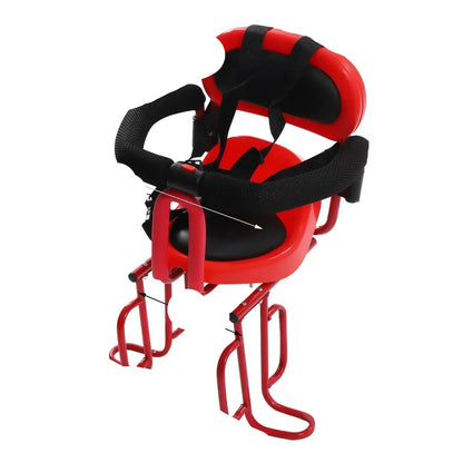 Rear Mounted Child Bike Seat with Backrest and Footrests