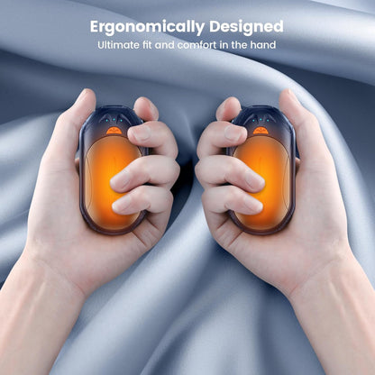 Rechargeable Electric Hand Warmers Dual Pack Portable Pocket Heating Set
