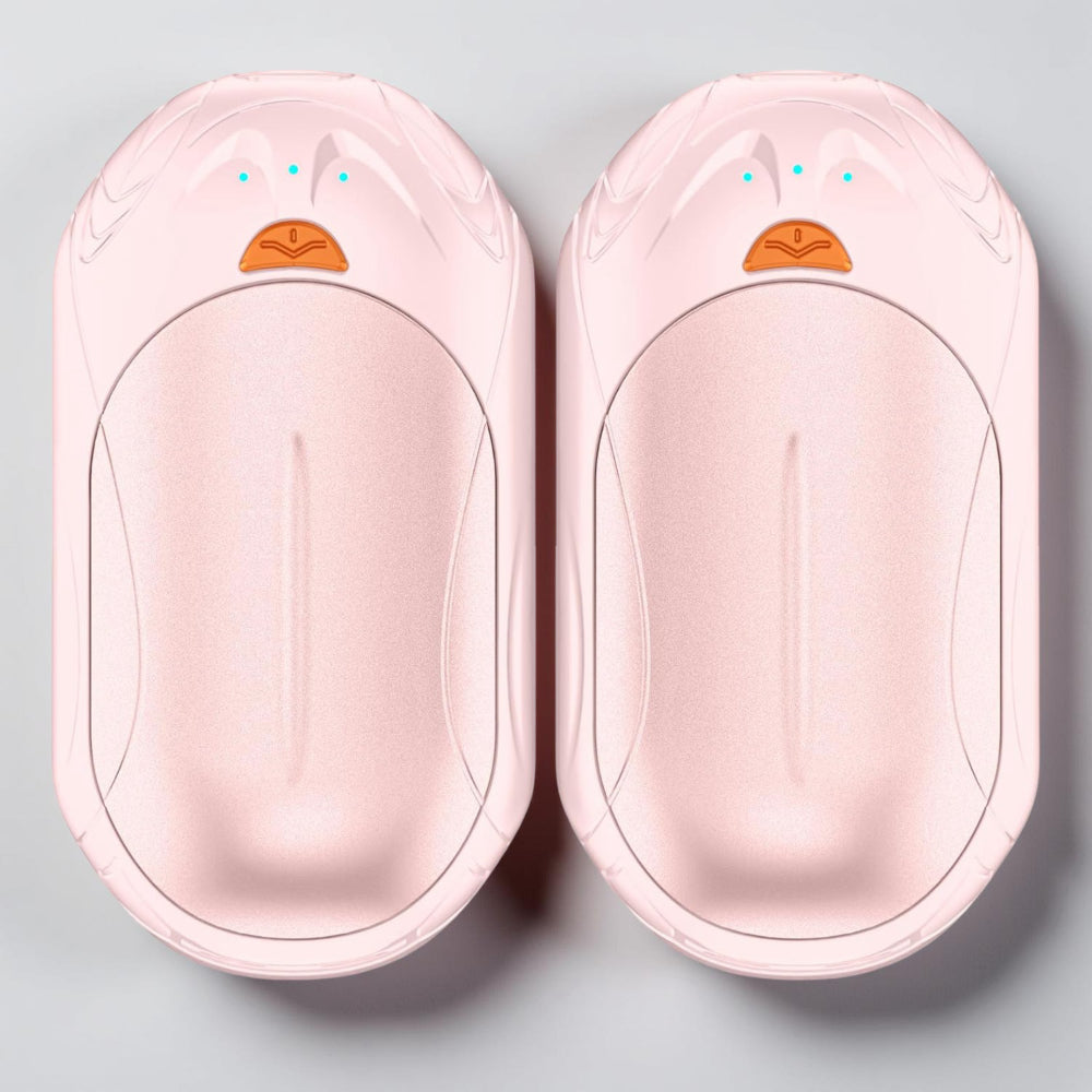 Rechargeable Electric Hand Warmers Dual Pack Portable Pocket Heating Set
