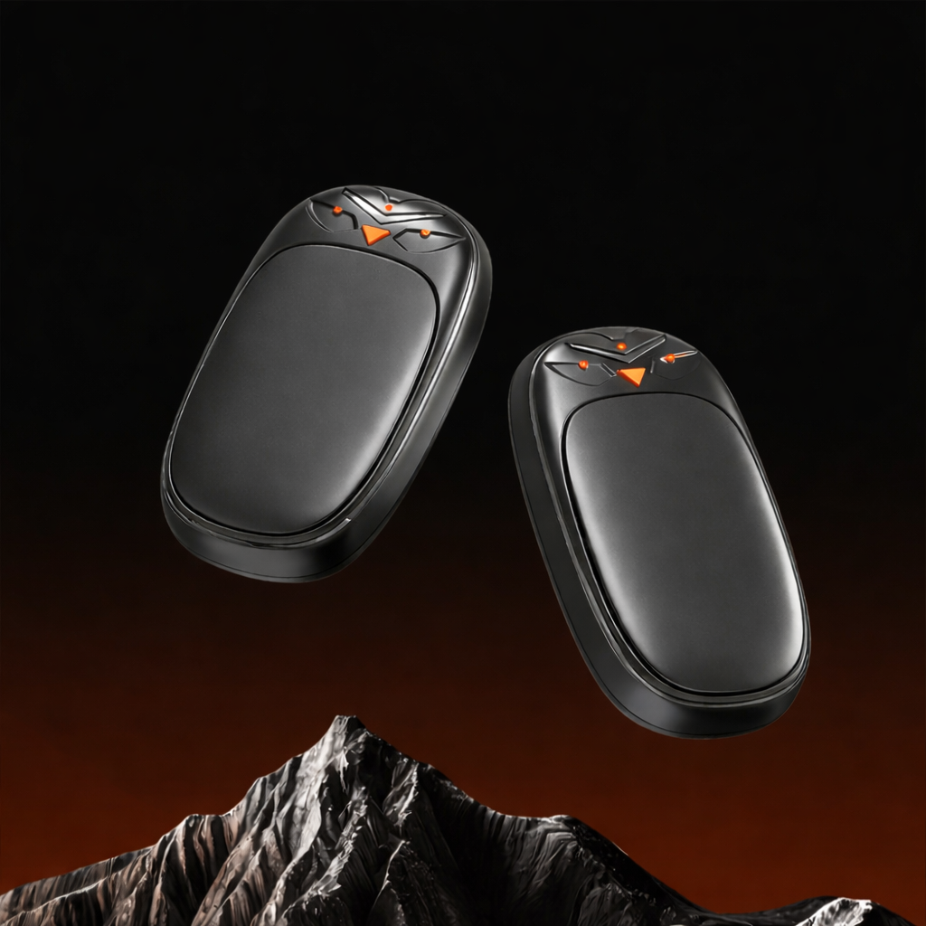 Rechargeable Electric Hand Warmers Dual Pack Portable Pocket Heating Set