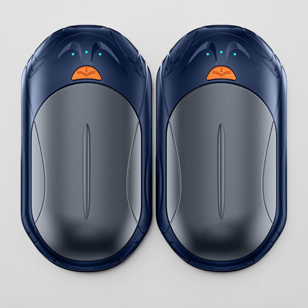 Rechargeable Electric Hand Warmers Dual Pack Portable Pocket Heating Set