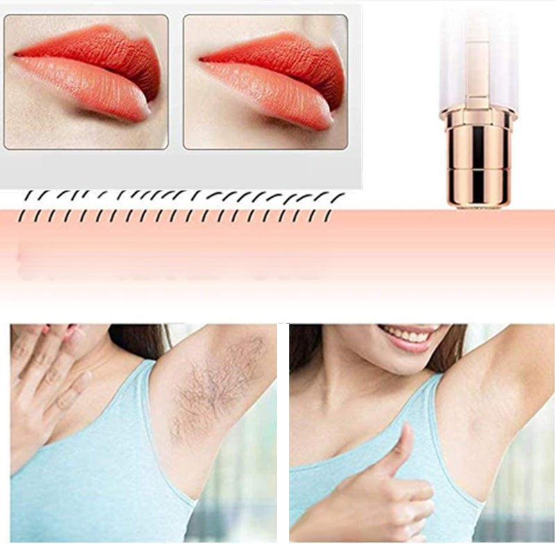 Rechargeable Facial Hair Remover with Compact USB Design