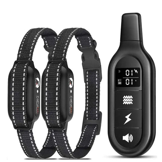Rechargeable Waterproof Dog Training Collar with 1000m Remote