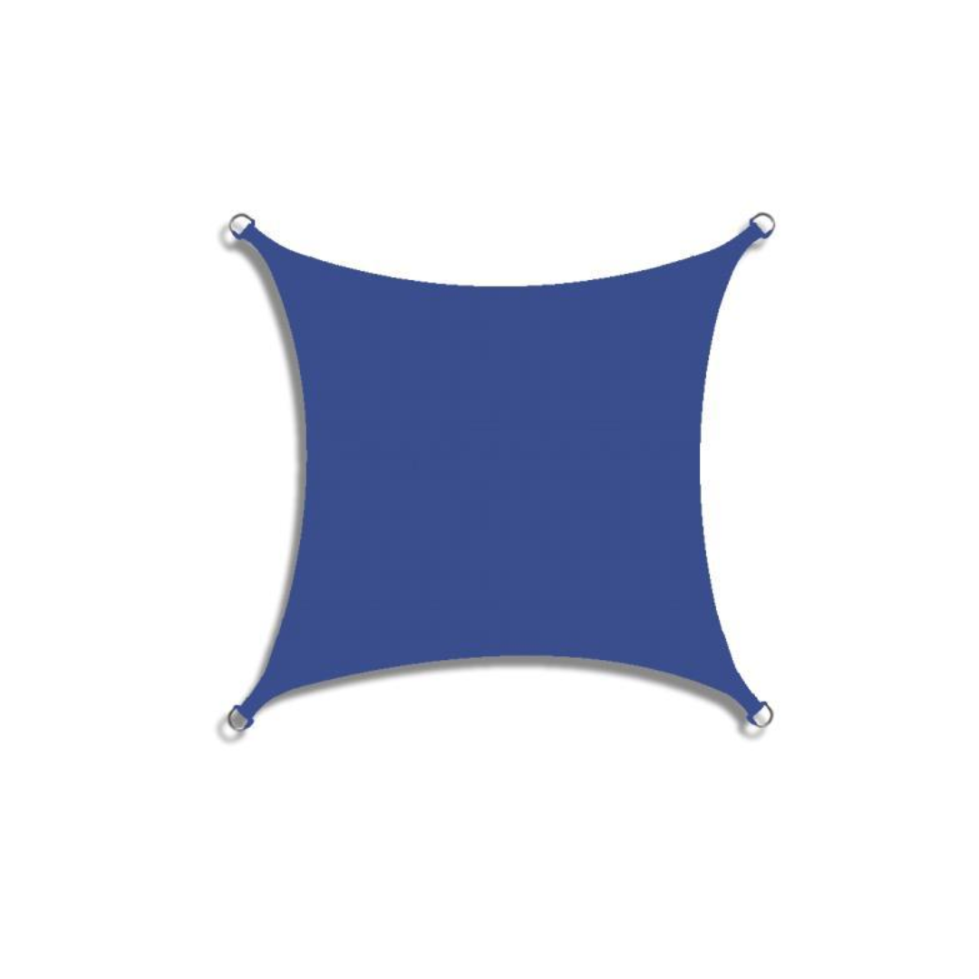 Rectangular Sun Shade Sail with Reinforced Corners and Fixing Rope