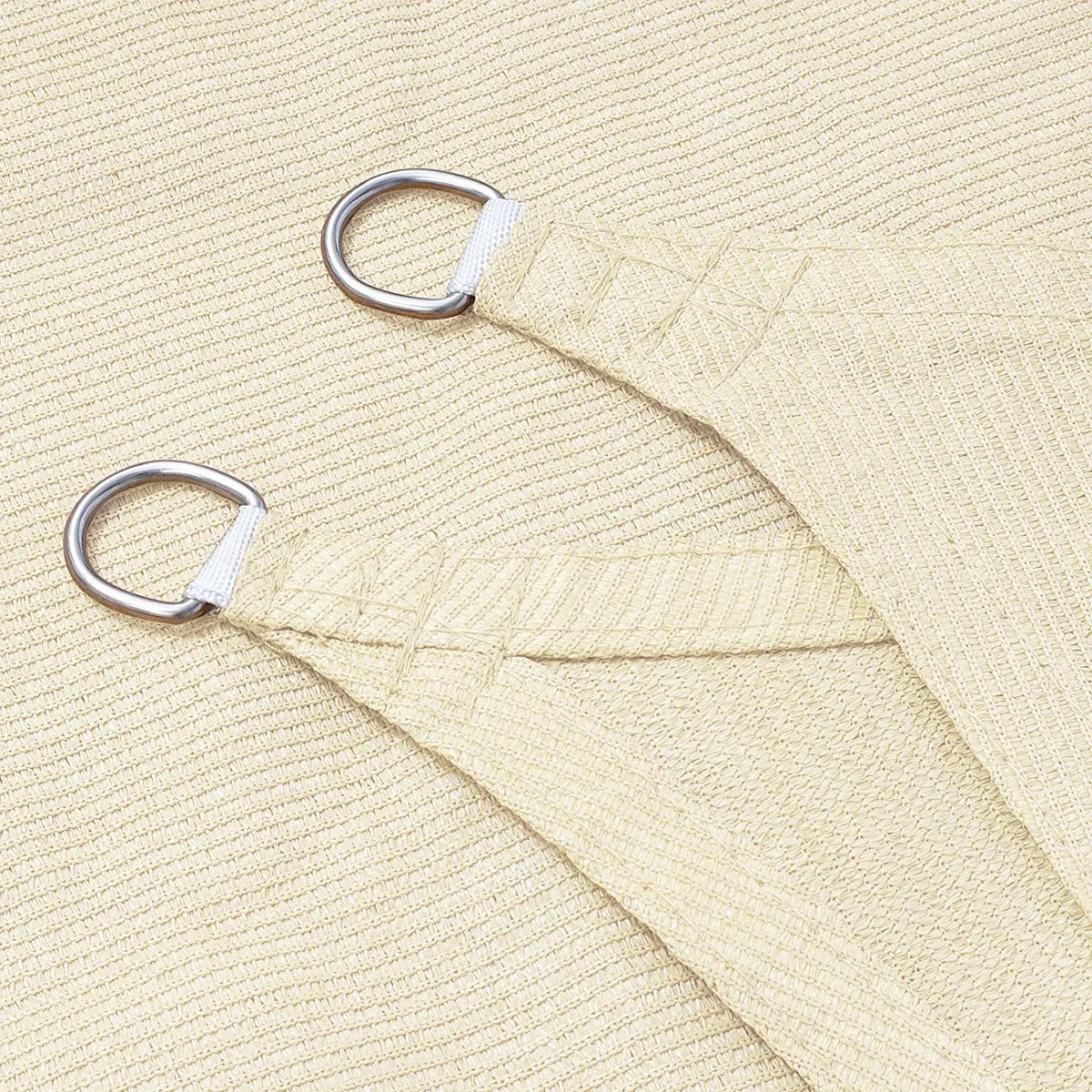 Rectangular Sun Shade Sail with Reinforced Corners and Fixing Rope