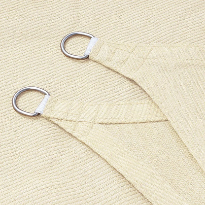 Rectangular Sun Shade Sail with Reinforced Corners and Fixing Rope