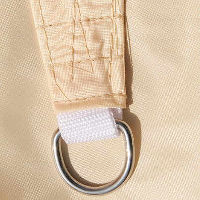 Rectangular Sun Shade Sail with Reinforced Corners and Fixing Rope