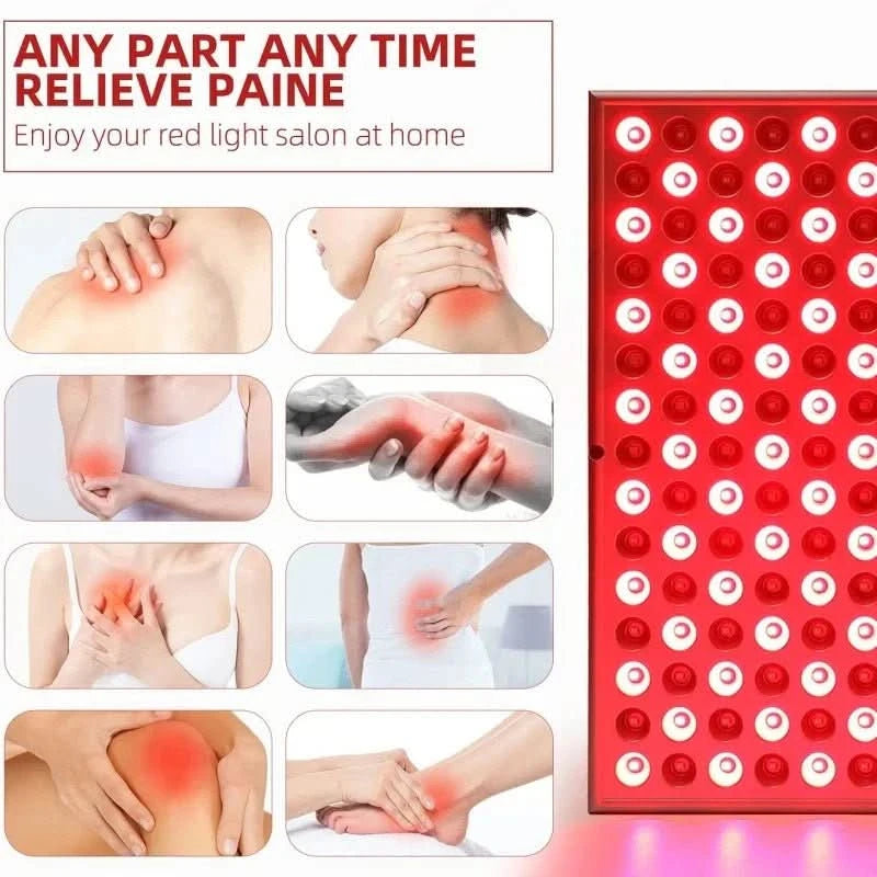 Red Light Therapy Panel with 225 LEDs, Red & Infrared Light for Skin Care