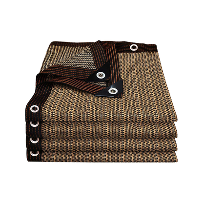 Retractable Side Shade Panel with Reinforced Edges for Outdoor Privacy