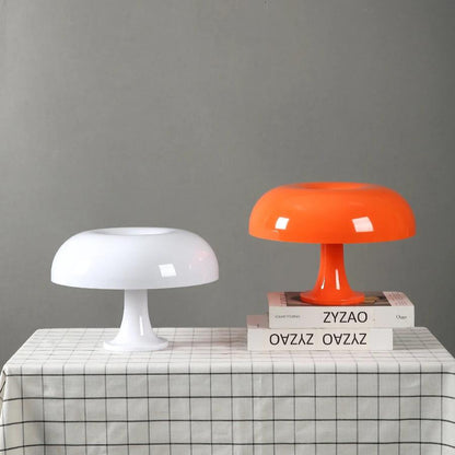 Retro Mushroom Table Lamp with Warm LED Lighting