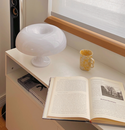 Retro Mushroom Table Lamp with Warm LED Lighting