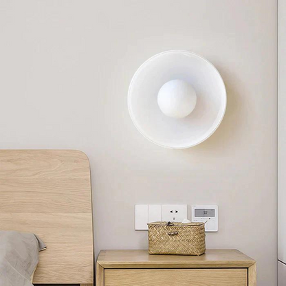 Round Glass Ceiling Lamp with Colour Options and G9 Light Fitting