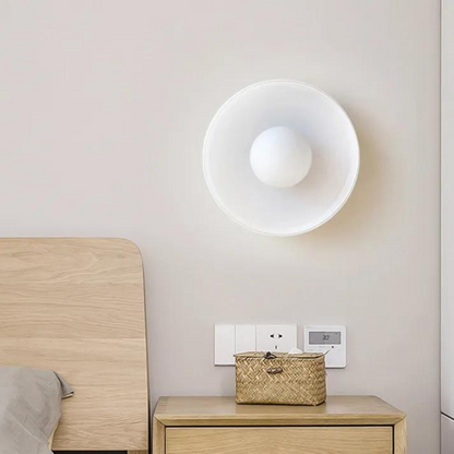 Round Glass Ceiling Lamp with Colour Options and G9 Light Fitting