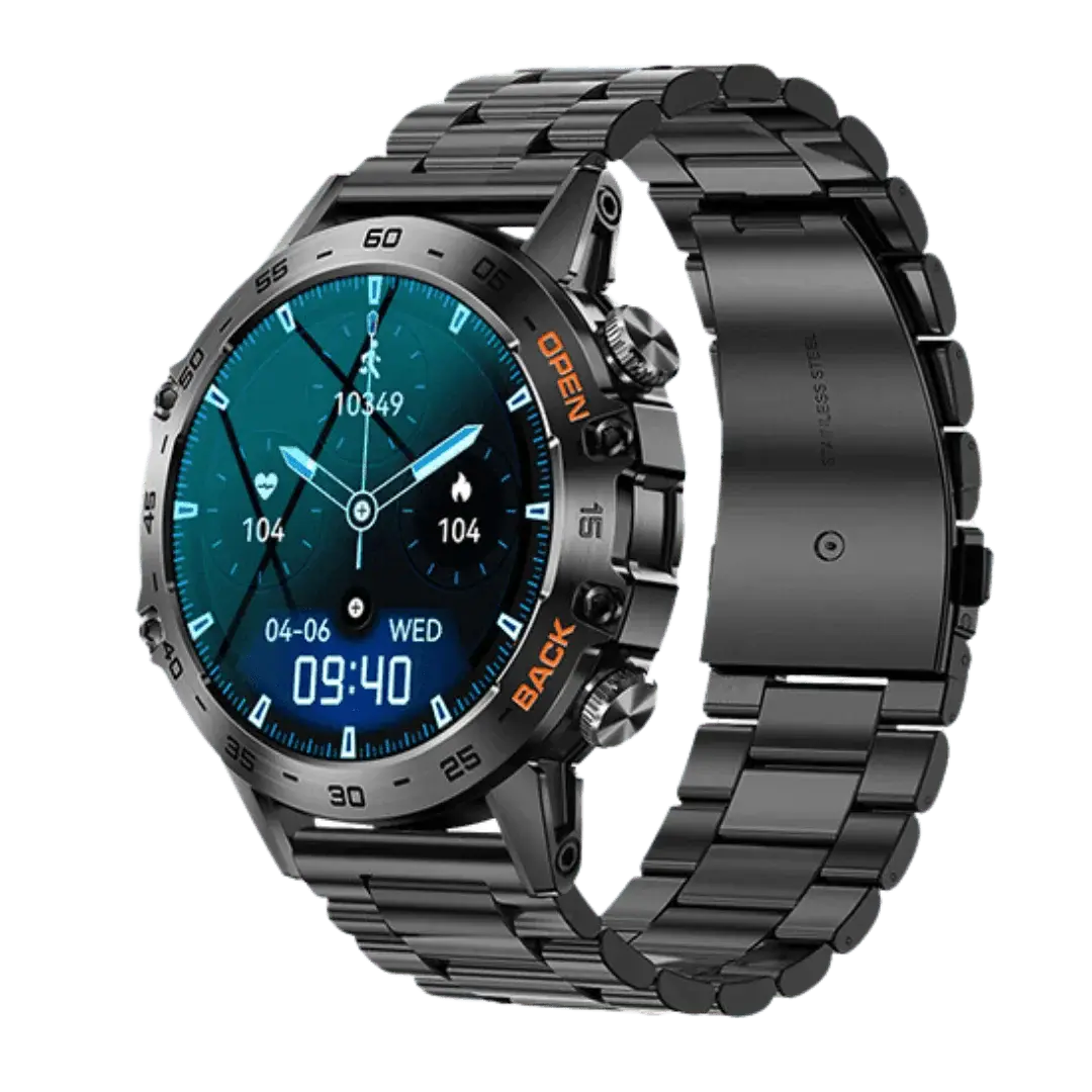 Rugged Smartwatch with GPS Bluetooth and Sports Tracking