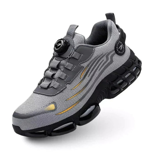 S1P Safety Shoes with Steel Toe and Rotating Buckle