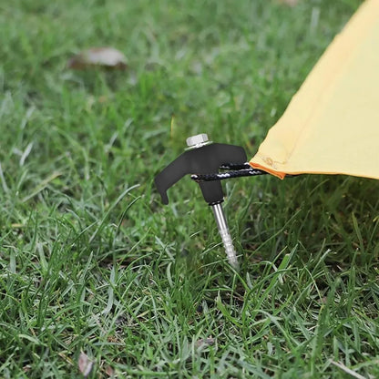 Screw-in Steel Tent Pegs – 12 Pack for Stable Tent Anchoring