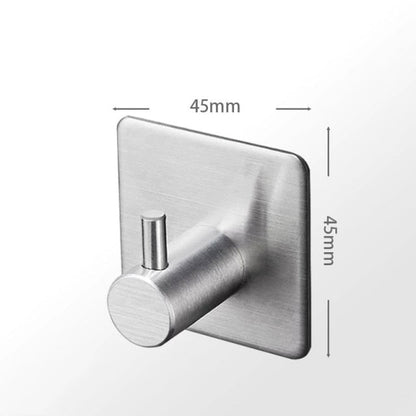 Self-Adhesive Stainless Steel Hook for Bathroom, Kitchen and Home Organisation