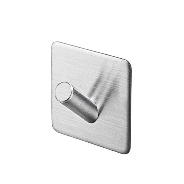 Self-Adhesive Stainless Steel Hook for Bathroom, Kitchen and Home Organisation