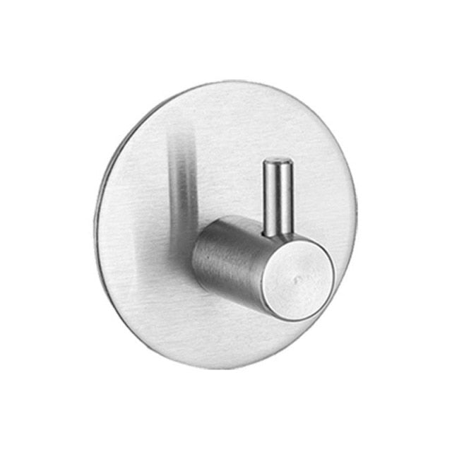 Self-Adhesive Stainless Steel Hook for Bathroom, Kitchen and Home Organisation