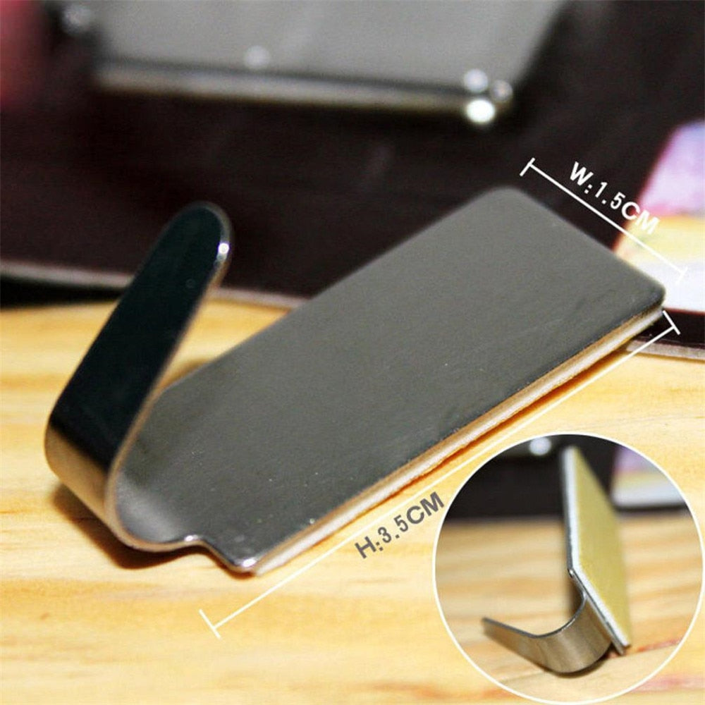 Self-Adhesive Stainless Steel Hooks for Kitchen, Bathroom and Home Organisation