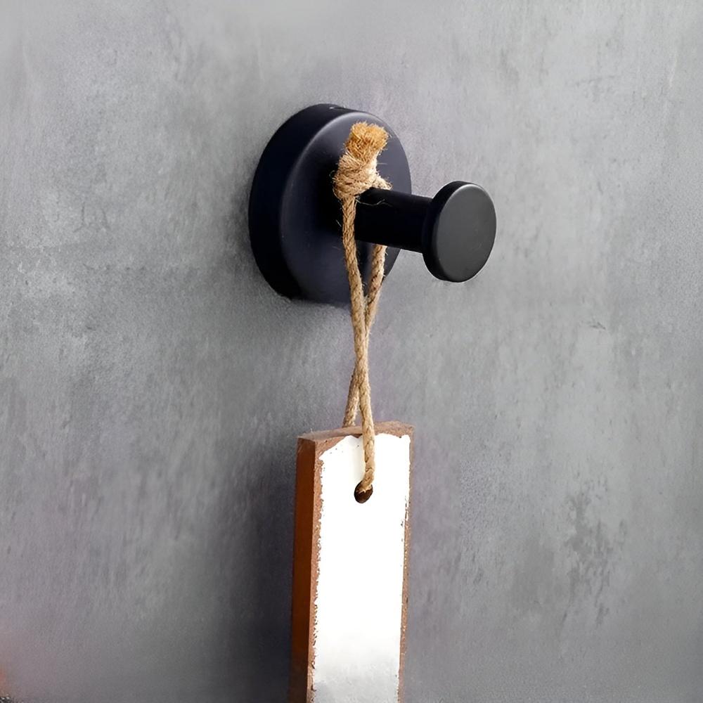 Self-Adhesive Stainless Steel Shower Hooks with Vacuum-Lock Mounting