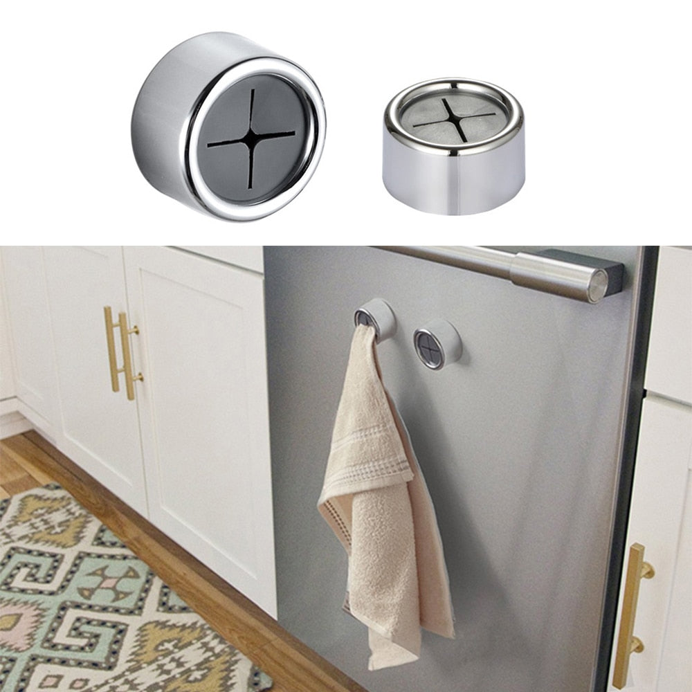 Self-Adhesive Towel Holders for Kitchen & Bathroom, Set of 3