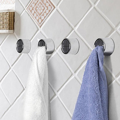 Self-Adhesive Towel Holders for Kitchen & Bathroom, Set of 3