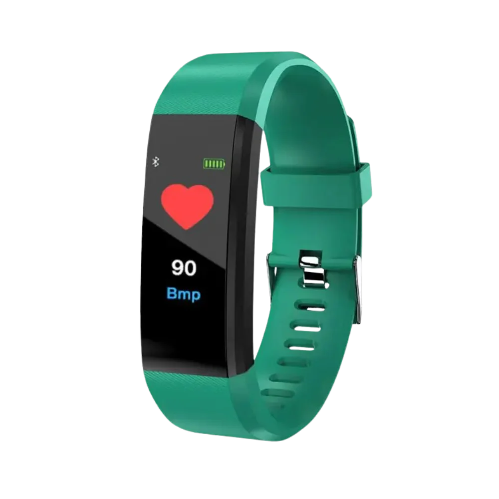 Senior Smartwatch with Heart Rate and Blood Pressure Tracking