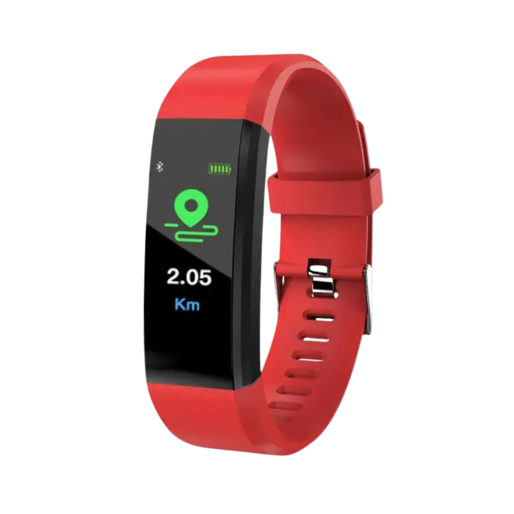 Senior Smartwatch with Heart Rate and Blood Pressure Tracking