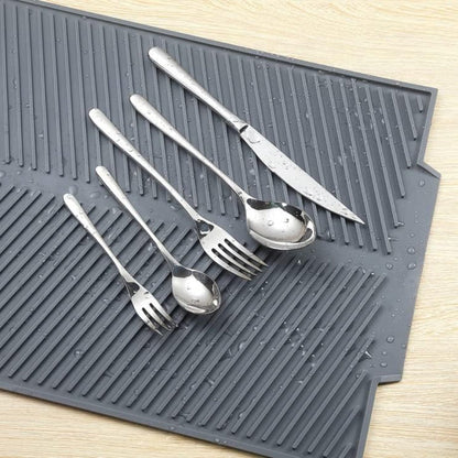 Silicone Dish Drying Mat – Heat Resistant Kitchen Mat with Non-Slip Surface