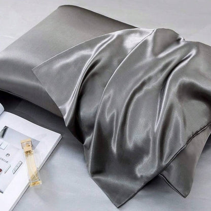 Silk Pillowcase Set – Smooth Silk Covers with Silver Ion Fibre for Comfortable Sleep