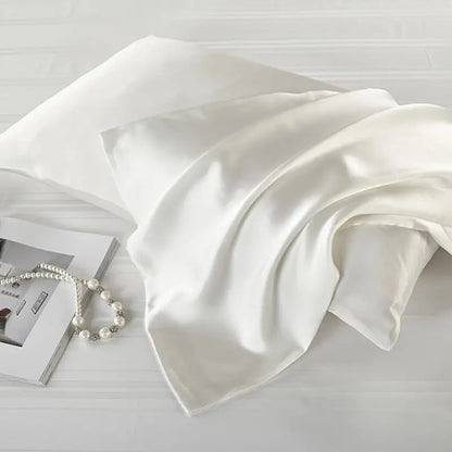 Silk Pillowcase Set – Smooth Silk Covers with Silver Ion Fibre for Comfortable Sleep
