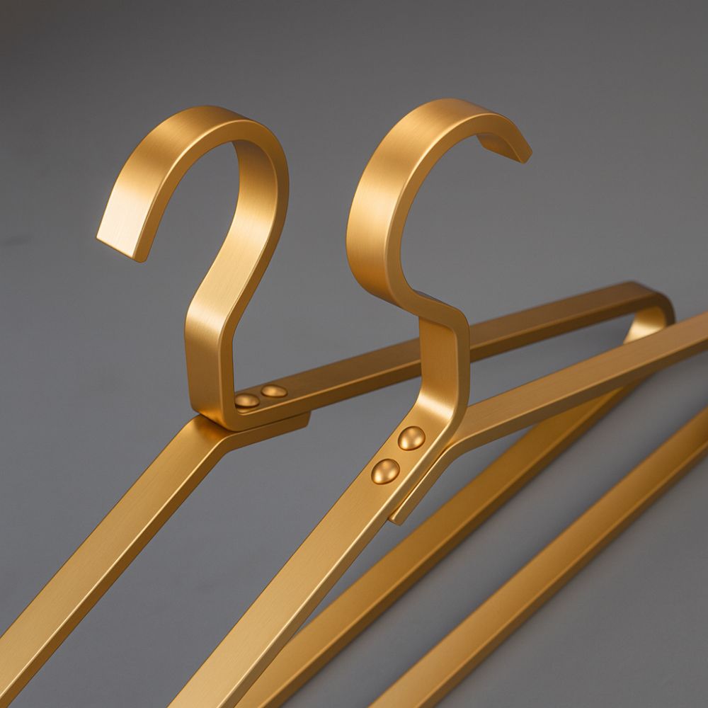 Slimline Aluminium Alloy Clothes Hangers for Space Saving Wardrobes